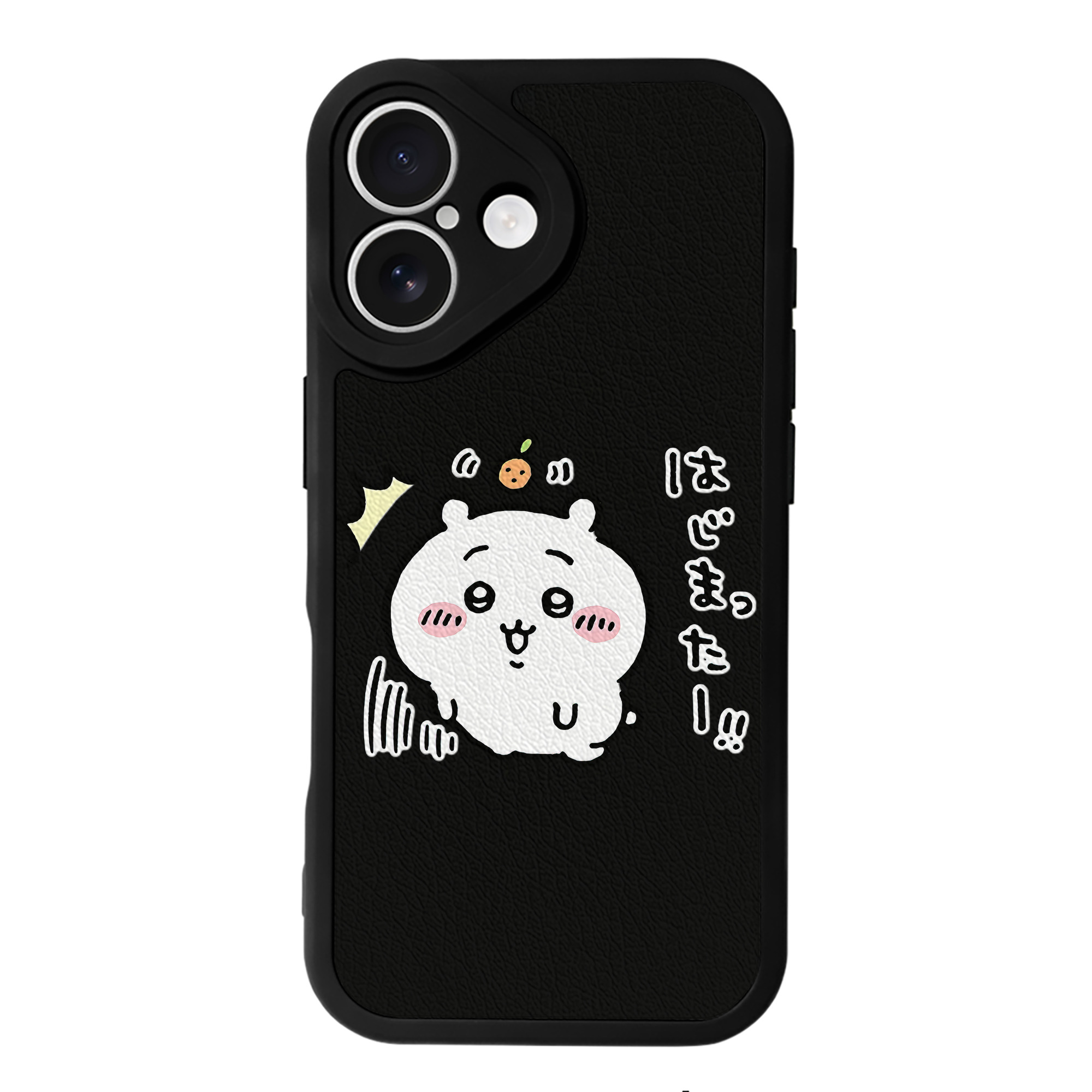 （画像用） ちいかわ ちいかわ Chii-kawa chiikawa 【iPhone 16シリーズ対応】シリコンスマホケース（レザー調） 材質：シリコン
